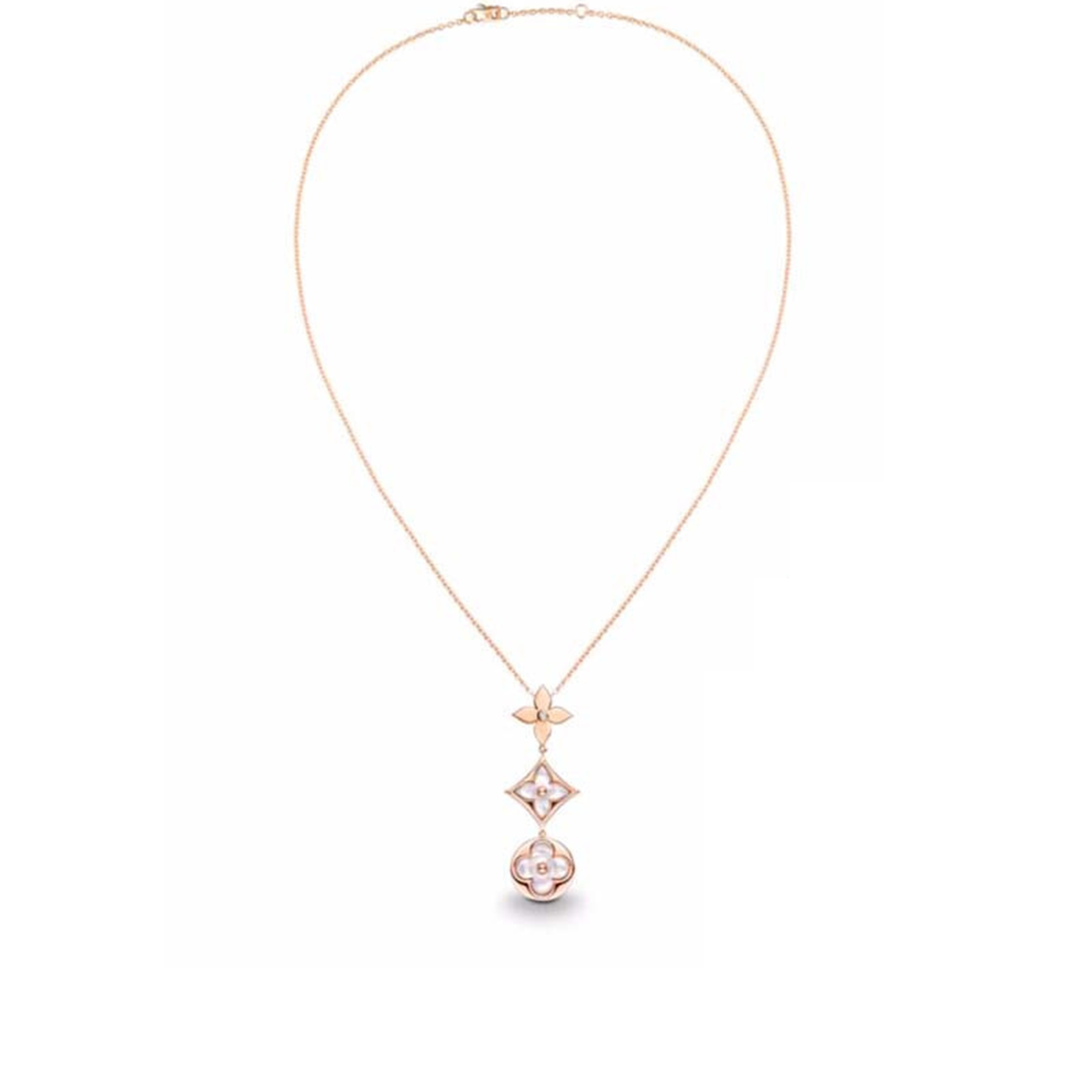 l**is V*t*n lv color blossom necklace q94262